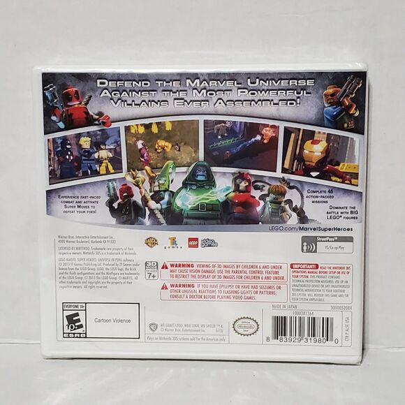 LEGO Marvel Super Heroes Universe in Peril (Nintendo 3DS, 2013) New Game Sealed - Picture 2 of 3